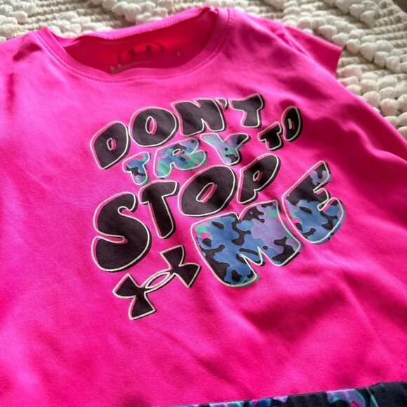 Bundle of Nike and Under Armour Matching Exercise Outfits Toddler Girl - Picture 5 of 9